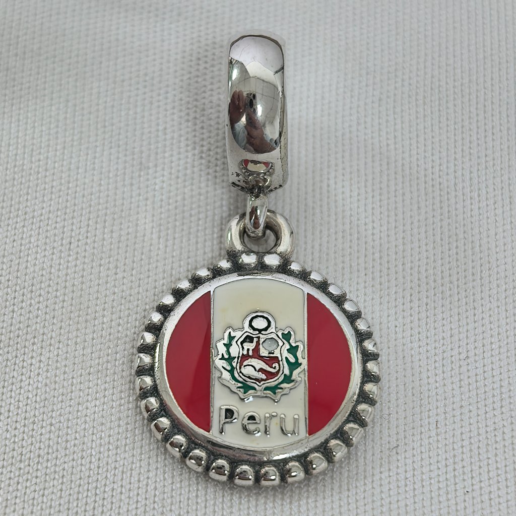 Pandora Peru Exclusive Charm Pendant, S925 Silver Jewelry